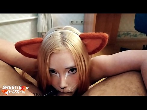 ❤️ Kitsune schluckt Schwanz und Sperma in ihrem Mund Homemade porn bei de.sayhentai.ru ❌❤